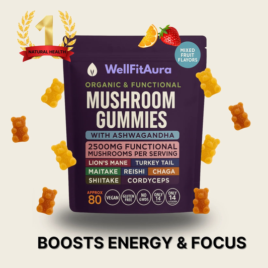 WellFitAura™ Mushroom Gummies
